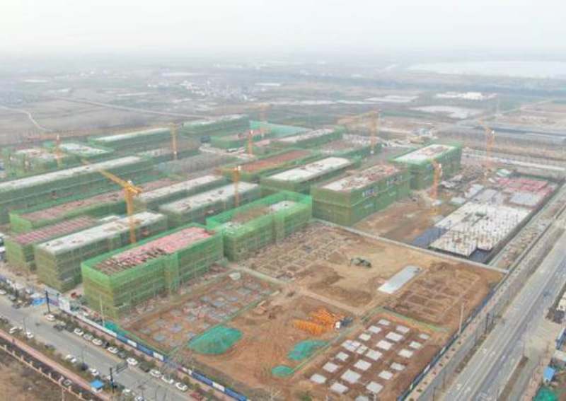 食品產(chǎn)業(yè)園一期啟動區(qū)項(xiàng)目已完成，總建筑面積16.6萬平米